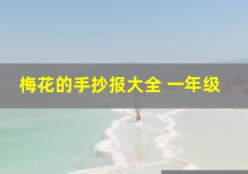 梅花的手抄报大全 一年级